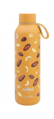 QUOKKA BOTELLA TERMO ACERO INOXIDABLE SOLID 630 ML PEANUT NAKD