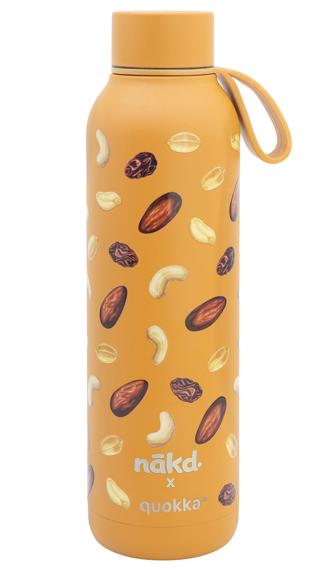 QUOKKA BOTELLA TERMO ACERO INOXIDABLE SOLID 630 ML PEANUT NAKD