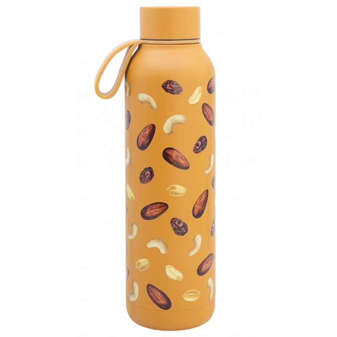 QUOKKA BOTELLA TERMO ACERO INOXIDABLE SOLID 630 ML PEANUT NAKD