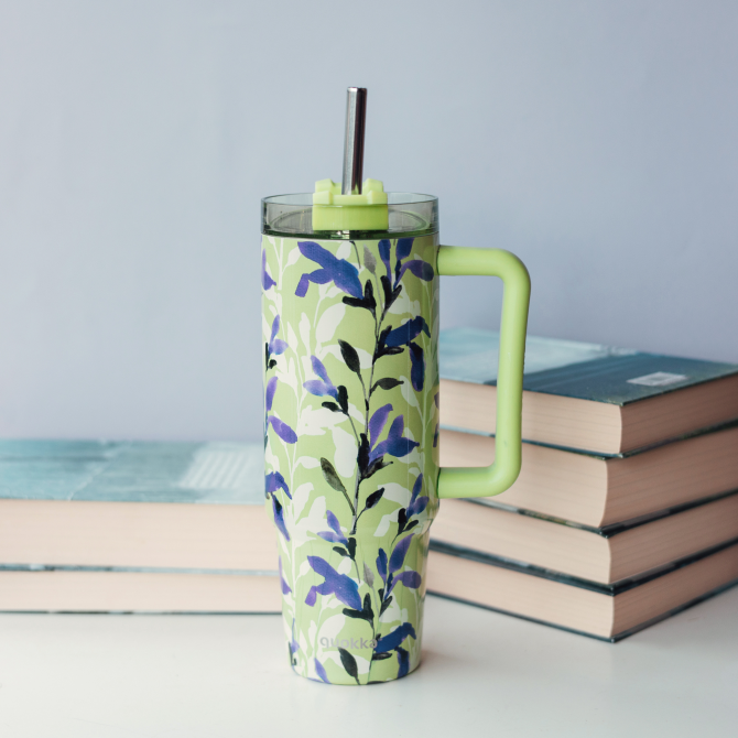 QUOKKA TAZA TERMO ACERO INOXIDABLE STREAM MATCHA L 950 ML