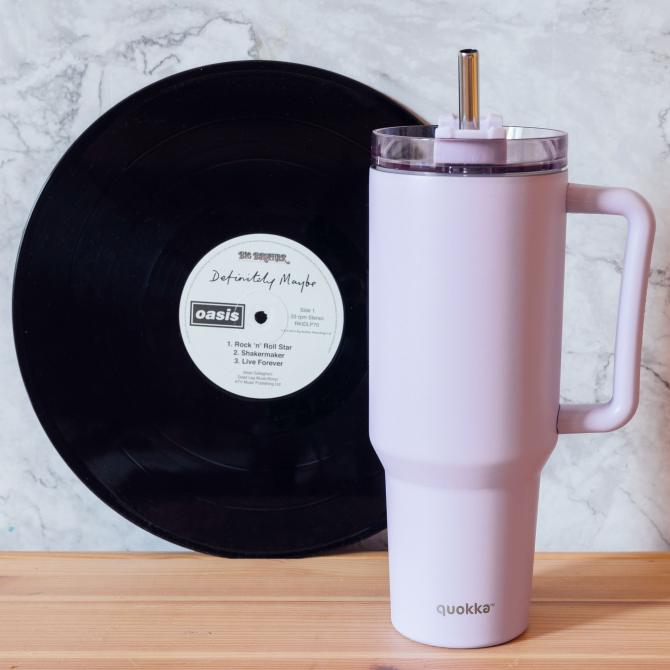QUOKKA TAZA TERMO ACERO INOXIDABLE STREAM PURPLE XL 1200 ML