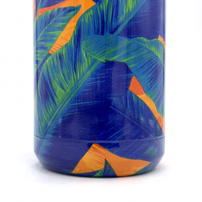 QUOKKA VASO CAFE TERMICO ACERO INOXIDABLE BOOST BLUE JUNGLE 400 ML