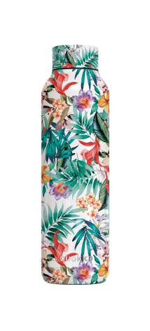 QUOKKA BOTELLA TERMO ACERO INOXIDABLE SOLID ORCHID GARDEN 630 ML
