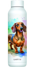 QUOKKA BOTELLA TERMO ACERO INOXIDABLE SOLID WHITE 630 ML TECKEL CUSTOM