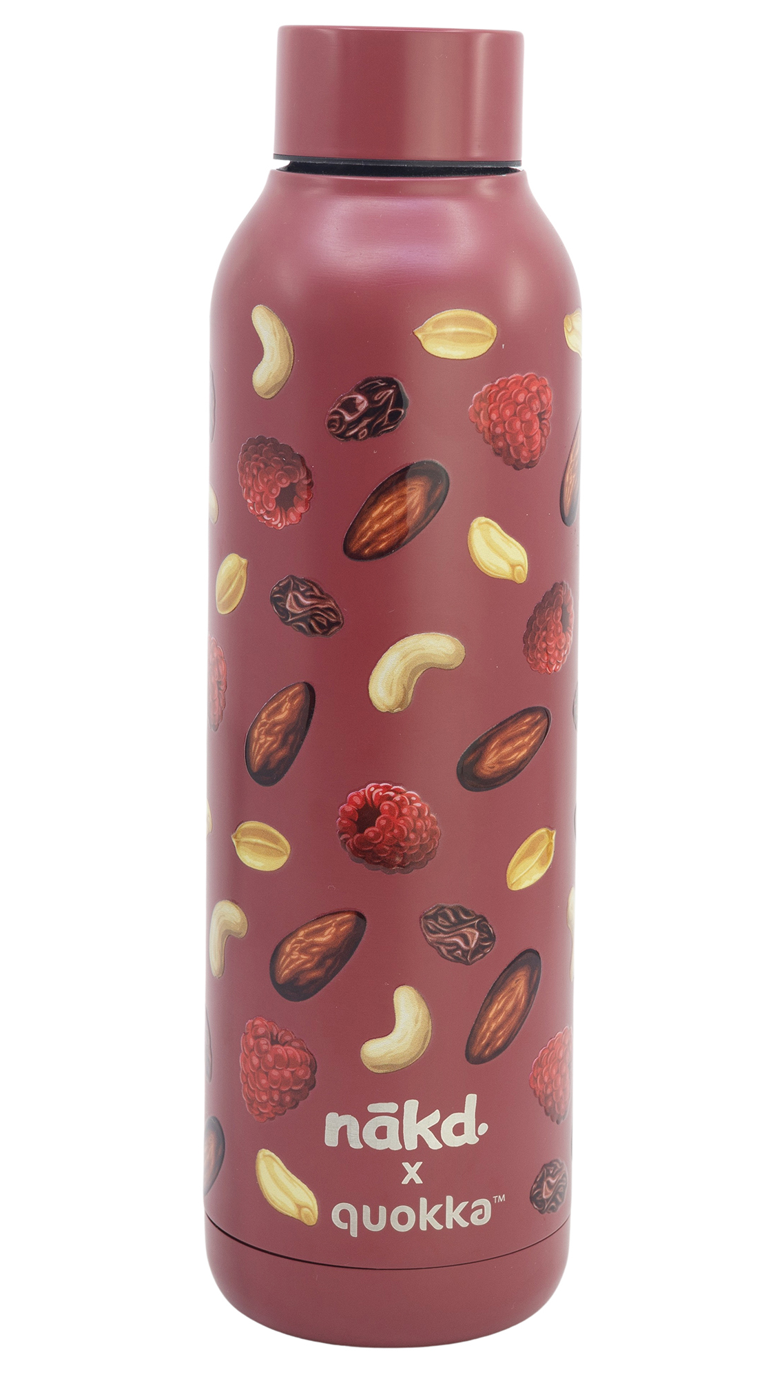 QUOKKA BOTELLA TERMO ACERO INOXIDABLE SOLID 630 ML COCONUT CON COLGADOR NAKD CUSTOM