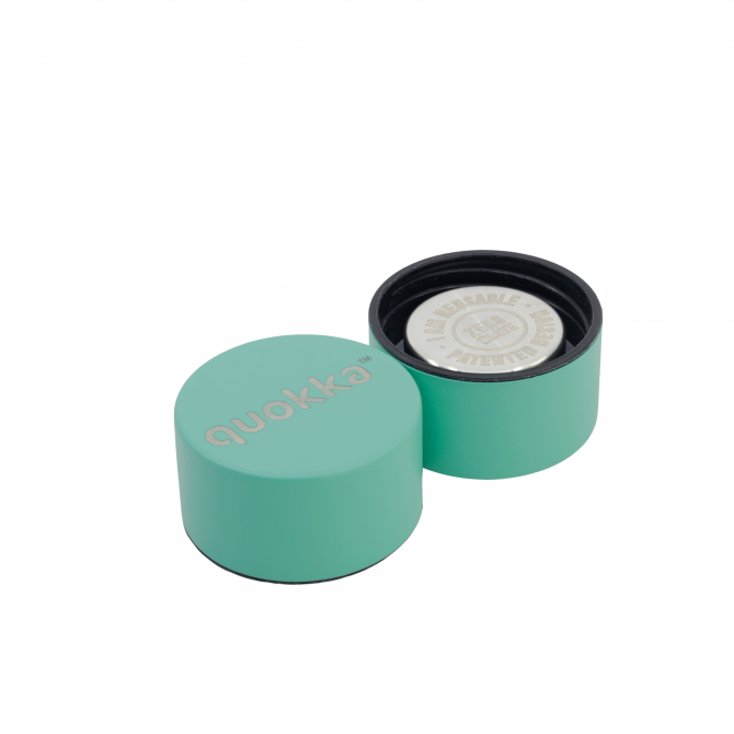 QUOKKA BOTELLA TERMO ACERO INOXIDABLE SOLID JADE GREEN PRIDE 630 ML CUSTOM