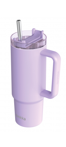 QUOKKA TAZA TERMO ACERO INOXIDABLE STREAM PURPLE L 950 ML