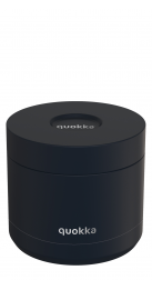 QUOKKA RECIPIENTE COMIDA TERMICO ACERO INOXIDABLE WHIM BLACK 600 ML