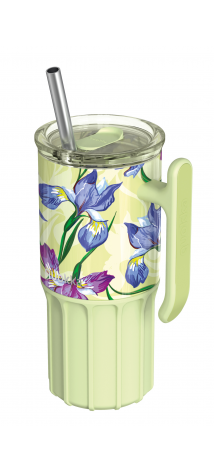 QUOKKA TAZA TERMO ACERO INOXIDABLE CON BASE DE SILICONA UMI GREEN TEA 720 ML