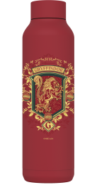QUOKKA BOTELLA TERMO ACERO INOXIDABLE SOLID FIREBRICK RED 630 ML HP GRYFFINDOR