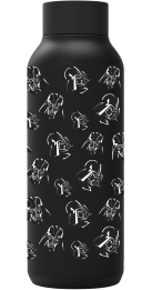QUOKKA BOTELLA TERMO ACERO INOXIDABLE SOLID JET BLACK 510 ML STAR WARS DARTH VADER
