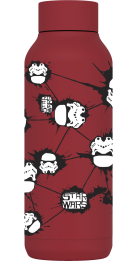 QUOKKA BOTELLA TERMO ACERO INOXIDABLE SOLID FIREBRICK RED 510 ML STAR WARS TROOPER