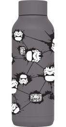 QUOKKA BOTELLA TERMO ACERO INOXIDABLE SOLID GREY 510 ML HP STAR WARS TROOPER