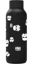 QUOKKA BOTELLA TERMO ACERO INOXIDABLE SOLID JET BLACK 510 ML STAR WARS TROOPER