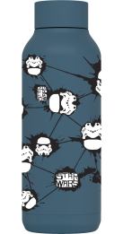 QUOKKA BOTELLA TERMO ACERO INOXIDABLE SOLID STONE BLUE 510 ML STAR WARS TROOPER
