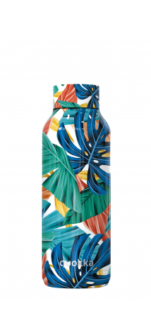 QUOKKA BOTELLA TERMO ACERO INOXIDABLE SOLID COLOR JUNGLE 510 ML