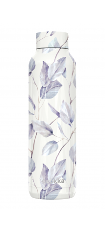 QUOKKA BOTELLA TERMO ACERO INOXIDABLE SOLID GRAY BOUQUET 630 ML