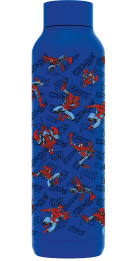 QUOKKA BOTELLA TERMO ACERO INOXIDABLE SOLID ULTRAMARINE 630 ML SPIDER-MAN RETRO COMIC