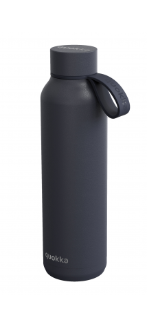 QUOKKA BOTELLA TERMO ACERO INOXIDABLE SOLID CON COLGADOR SLATE 630 ML