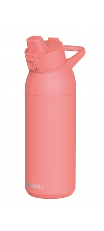 QUOKKA BOTELLA TERMO ACERO INOXIDABLE CON SIPPER TIDE CORAL 700 ML