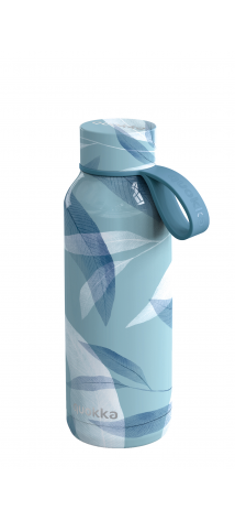 QUOKKA BOTELLA TERMO ACERO INOXIDABLE SOLID CON COLGADOR BLUE WIND 510 ML