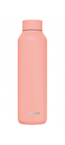 QUOKKA BOTELLA TERMO ACERO INOXIDABLE SOLID PASTEL PEACH 630 ML