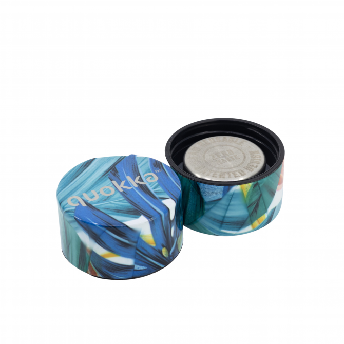 QUOKKA BOTELLA TERMO ACERO INOXIDABLE SOLID COLOR JUNGLE 510 ML