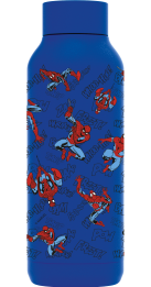 QUOKKA BOTELLA TERMO ACERO INOXIDABLE SOLID ULTRAMARINE 510 ML SPIDER-MAN RETRO COMIC