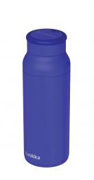 QUOKKA BOTELLA TERMO ACERO INOXIDABLE CON ASA DE SILICONA ECHO DUSK BLUE 690 ML