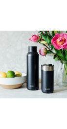 QUOOKA LOTE TERMO DE CAFE 400 ML Y BOTELLA ACERO INOX 850 ML (40077 + 40212)