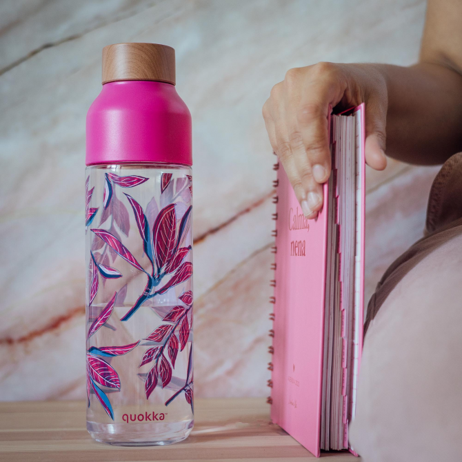 QUOKKA BOTELLA ECOZEN ICE OFFSET BOTANICAL 840 ML