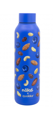 QUOKKA BOTELLA TERMO ACERO INOXIDABLE SOLID 630 ML BLUEBERRY NAKD CUSTOM