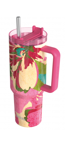 QUOKKA TAZA TERMO ACERO INOXIDABLE STREAM PINK FLAMBÉ XL 1200 ML