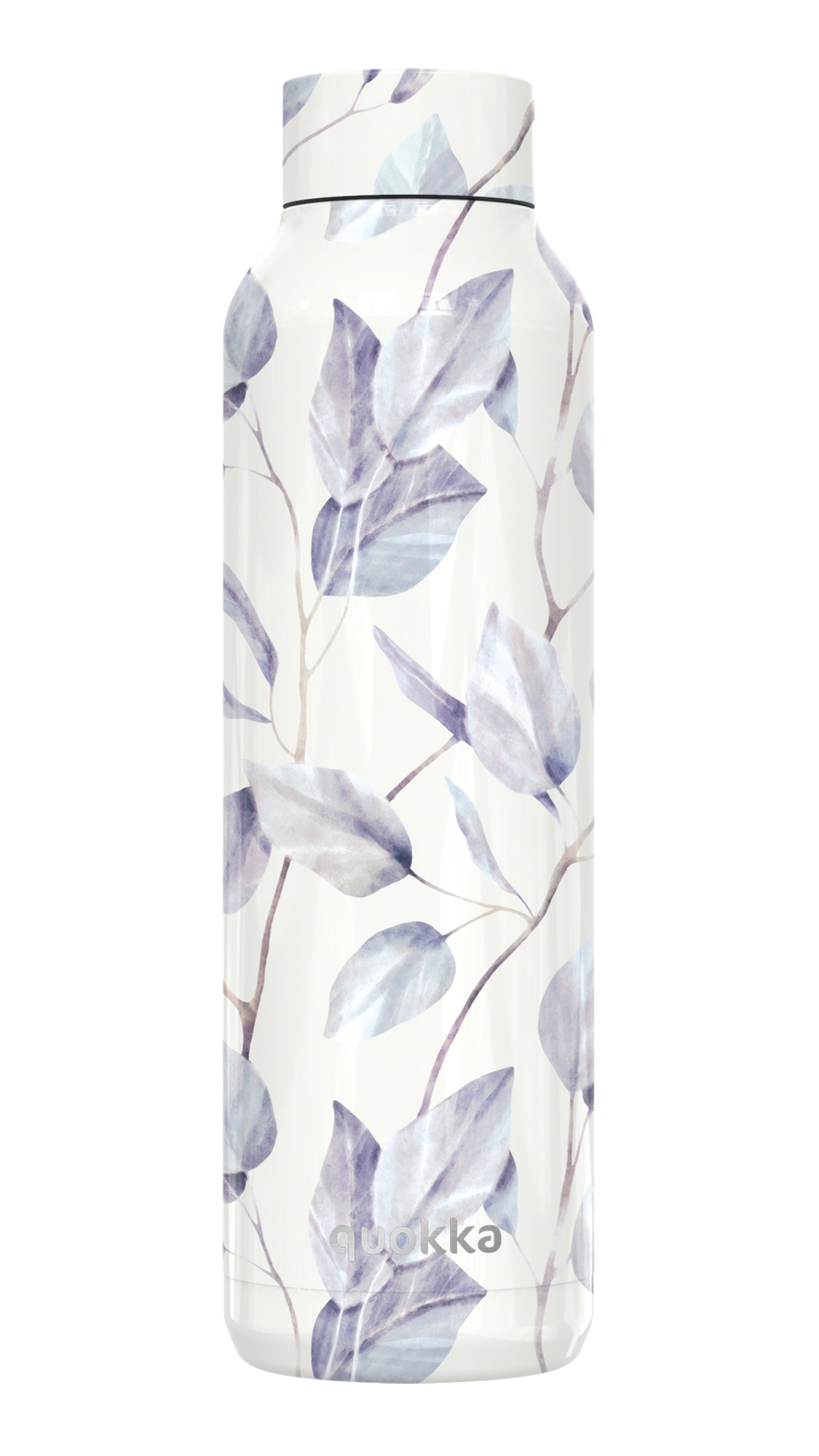 QUOKKA BOTELLA TERMO ACERO INOXIDABLE SOLID GRAY BOUQUET 630 ML