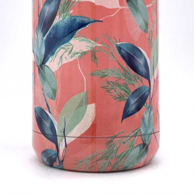 QUOKKA VASO CAFE TERMICO ACERO INOXIDABLE BOOST EXOTIC PINK 400 ML