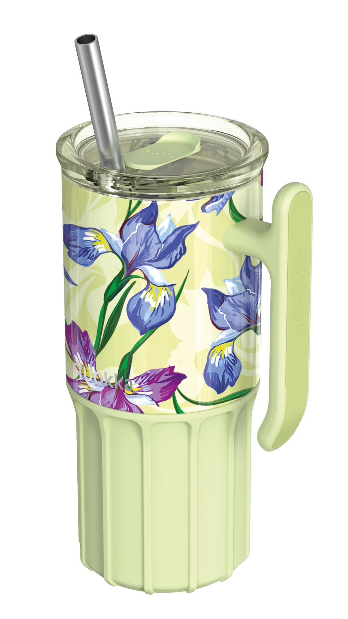 QUOKKA TAZA TERMO ACERO INOXIDABLE CON BASE DE SILICONA UMI GREEN TEA 720 ML