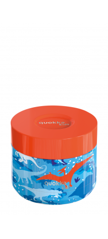 QUOKKA RECIPIENTE COMIDA TERMICO ACERO INOXIDABLE WHIM DINOSAUR 360 ML