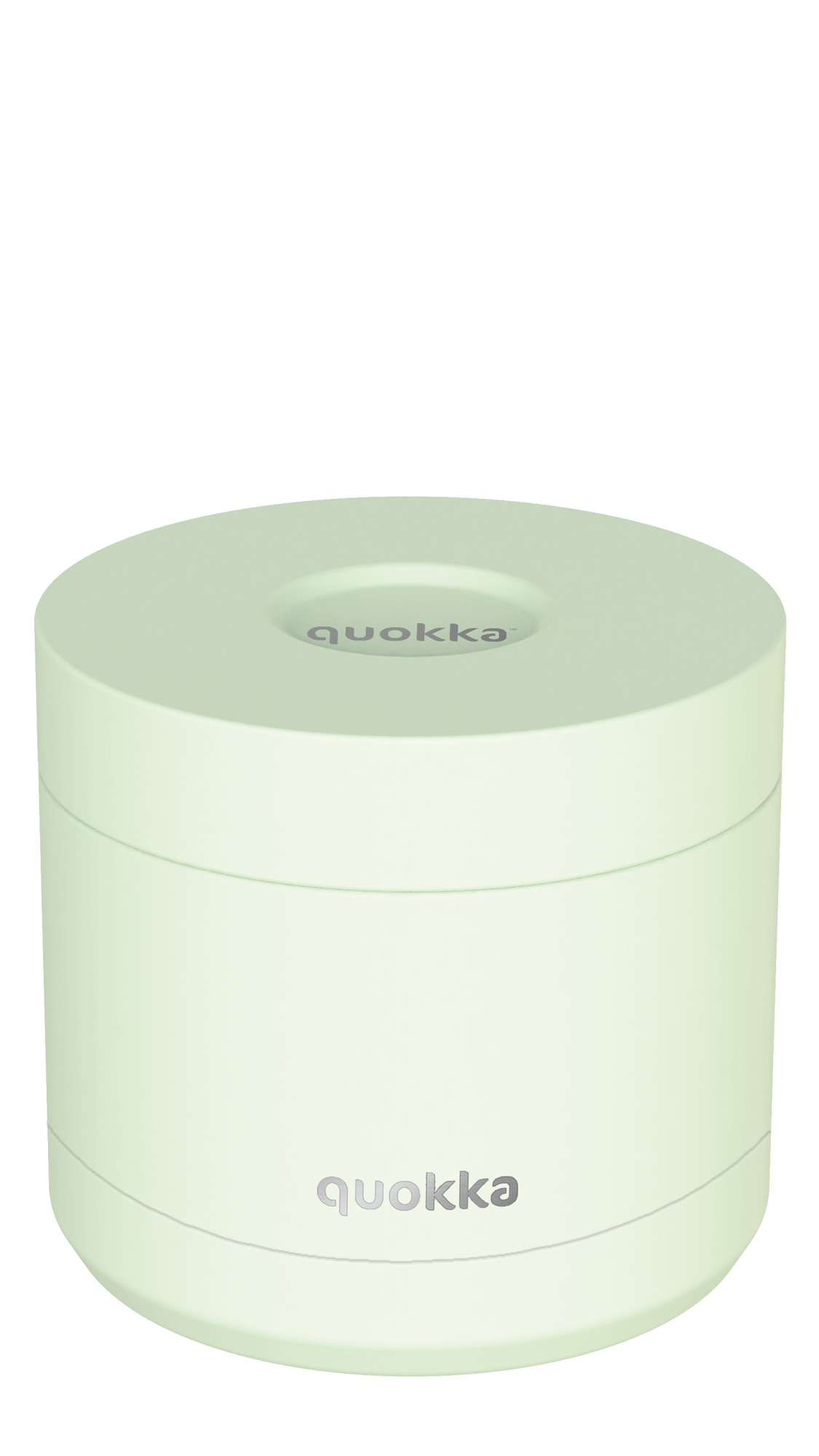 QUOKKA RECIPIENTE COMIDA TERMICO ACERO INOXIDABLE WHIM PASTEL GREEN 600 ML