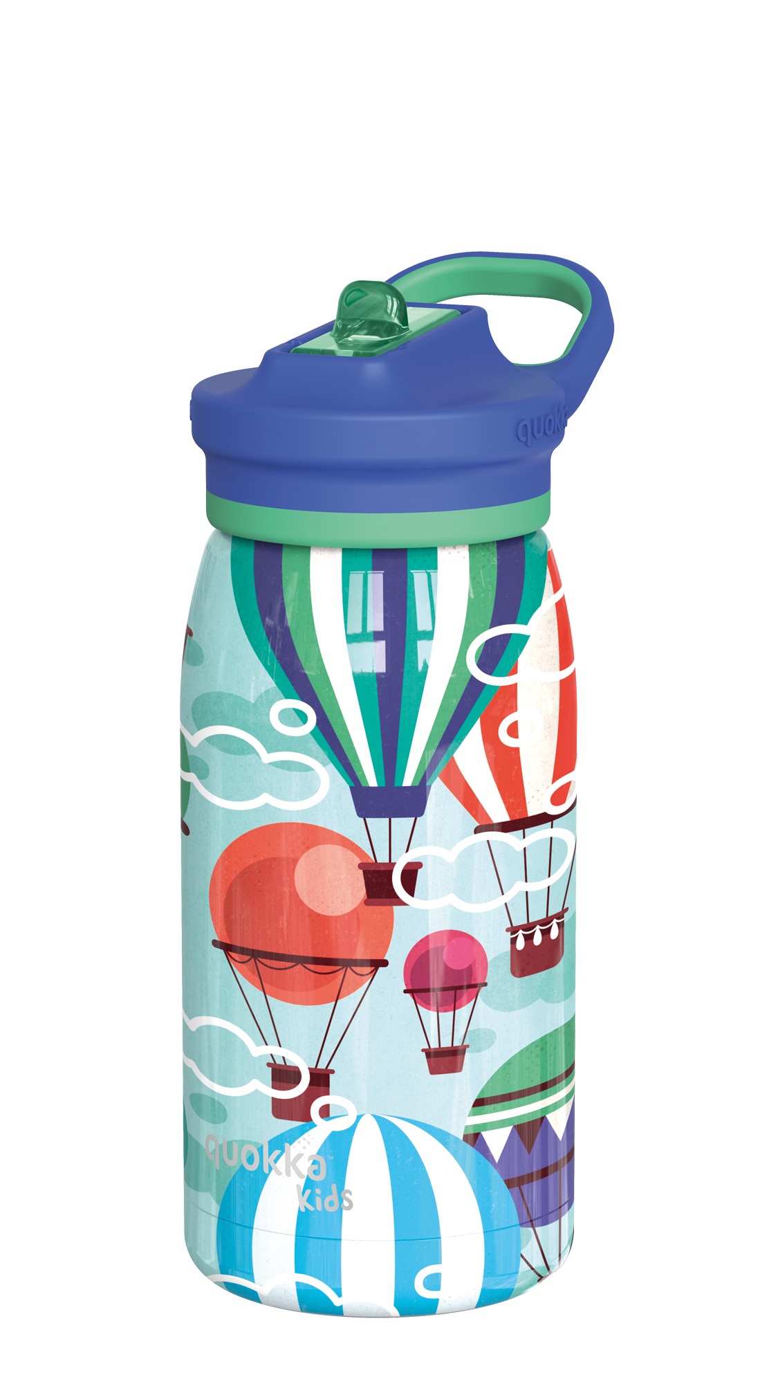 QUOKKA KIDS BOTELLA TERMO ACERO INOXIDABLE CON SIPPER POP BALLOONS 445 ML