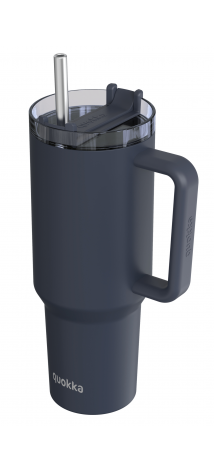 QUOKKA TAZA TERMO ACERO INOXIDABLE STREAM BLACK XL 1200 ML