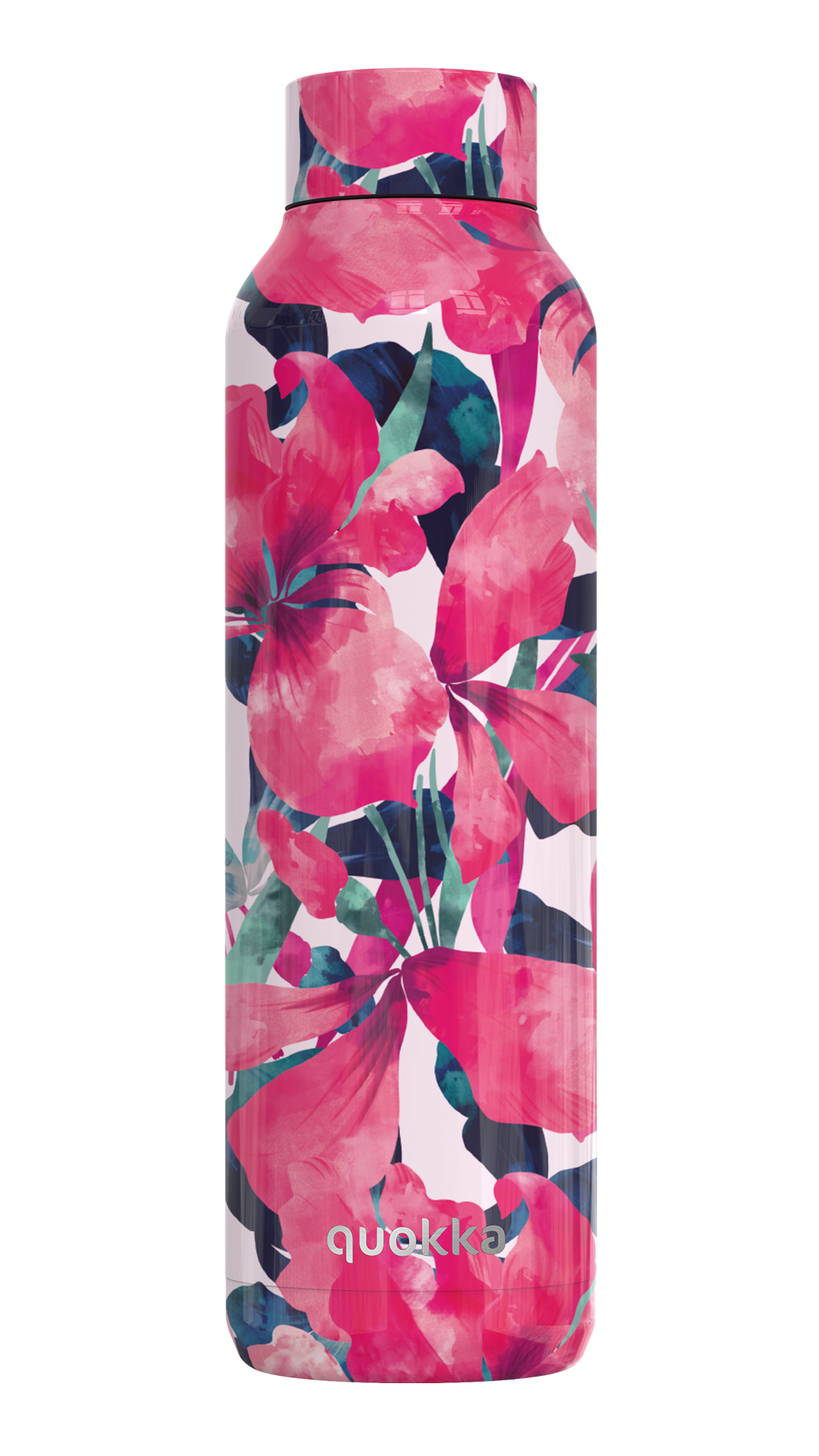 QUOKKA BOTELLA TERMO ACERO INOXIDABLE SOLID PINK BLOOM 630 ML