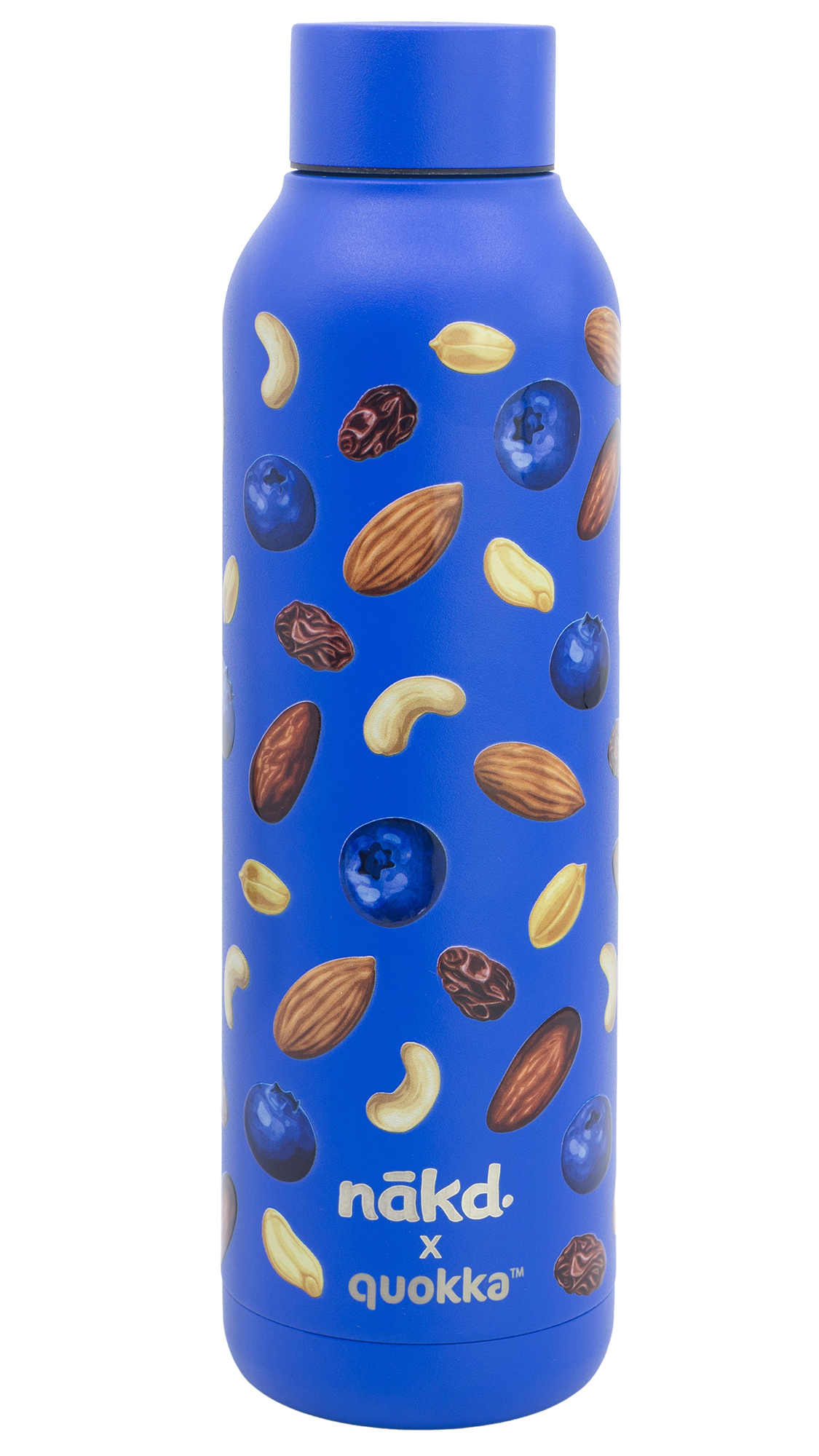 QUOKKA BOTELLA TERMO ACERO INOXIDABLE SOLID 630 ML BLUEBERRY NAKD CUSTOM