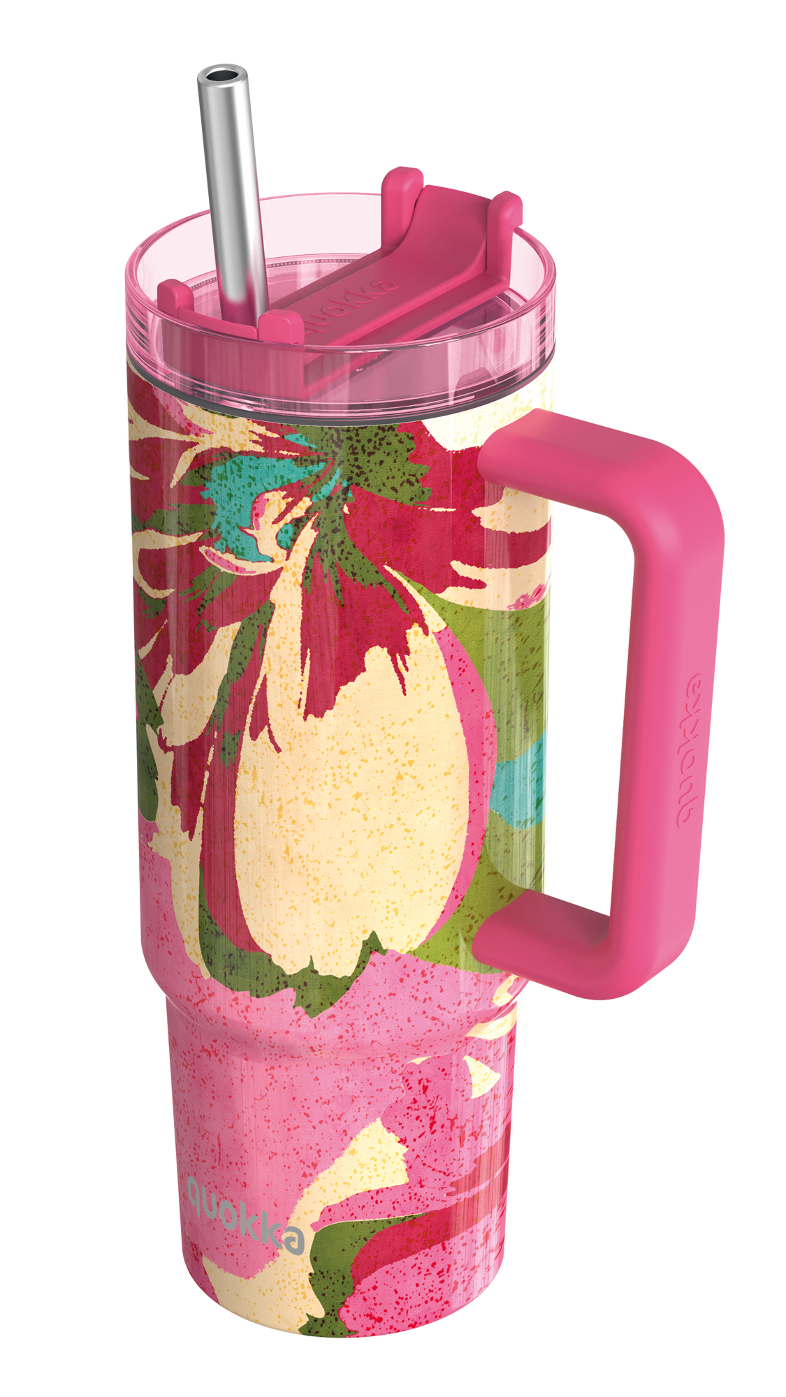 QUOKKA TAZA TERMO ACERO INOXIDABLE STREAM PINK FLAMBÉ L 950 ML