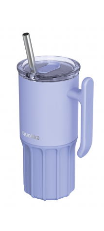 QUOKKA TAZA TERMO ACERO INOXIDABLE CON BASE DE SILICONA UMI LAVENDER 720 ML