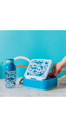 QUOKKA LOTE KIDS BOTELLA TRITAN ICE CON COLGADOR 430 ML Y SANDWICHERA SEA ANIMALS (40154 + 40254)