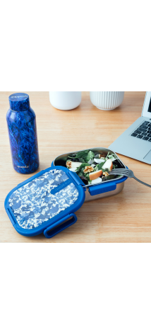 QUOKKA LOTE BOTELLA TERMO SOLID 510 ML Y SANDWICHERA ACERO INOX. (11985 + 40241)
