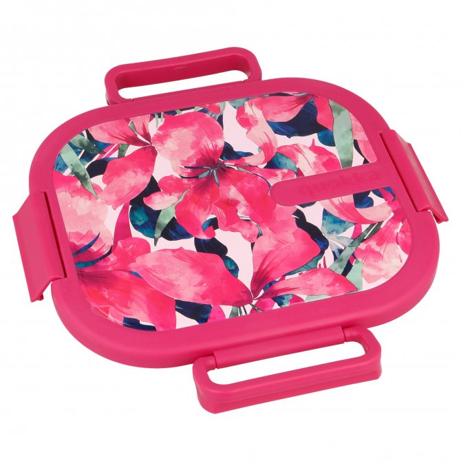 QUOKKA LUNCH BOX ACERO INOXIDABLE KAI PINK BLOOM