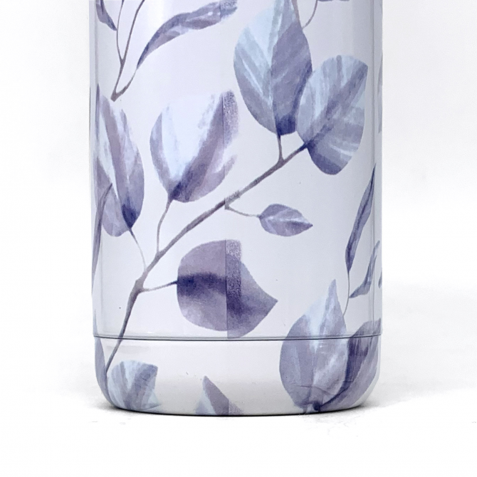 QUOKKA BOTELLA TERMO ACERO INOXIDABLE SOLID GRAY BOUQUET 630 ML