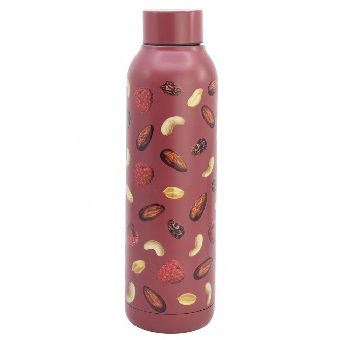 QUOKKA BOTELLA TERMO ACERO INOXIDABLE SOLID 630 ML COCONUT CON COLGADOR NAKD CUSTOM