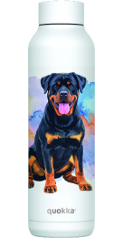 QUOKKA BOTELLA TERMO ACERO INOXIDABLE SOLID WHITE 630 ML ROTTWEILER CUSTOM